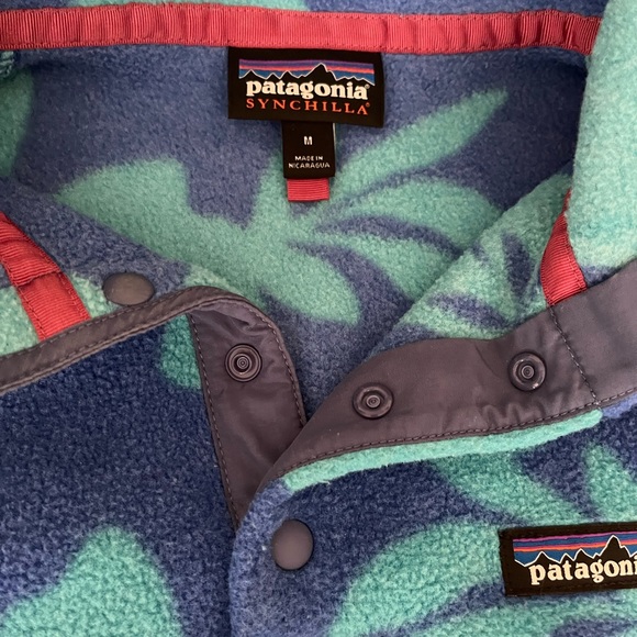 Patagonia Hawaiian Synchilla Float Blue - Picture 2 of 4